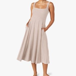 Beyond Yoga Featherweight At The Ready Square Neck Dress